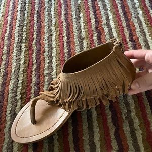 Steve Madden fringe sandals